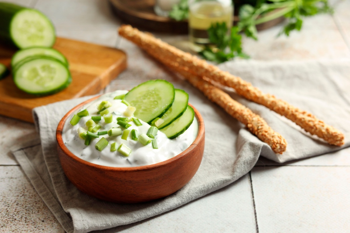 Salsa tzatziki senza glutine